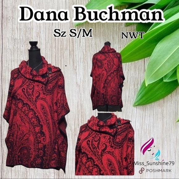 Dana Buchman -Sz S/M  sweater top layer super chic - Picture 1 of 7
